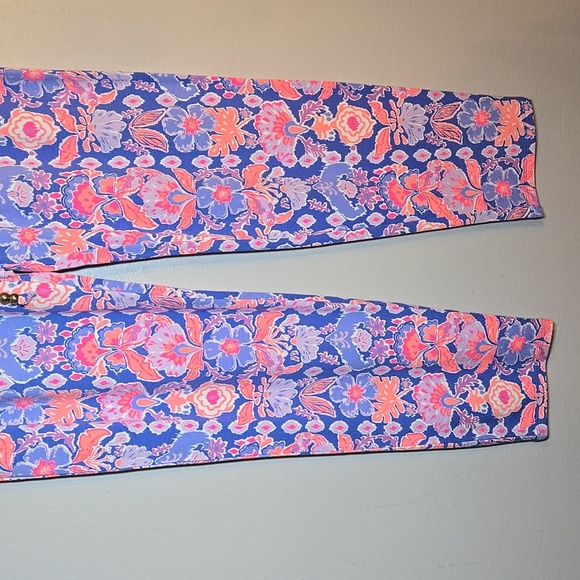 Lilly Pulitzer Lola Ankle Drawsting Waist Rayon Stretch Colorful Pants NWOT - Picture 4 of 14